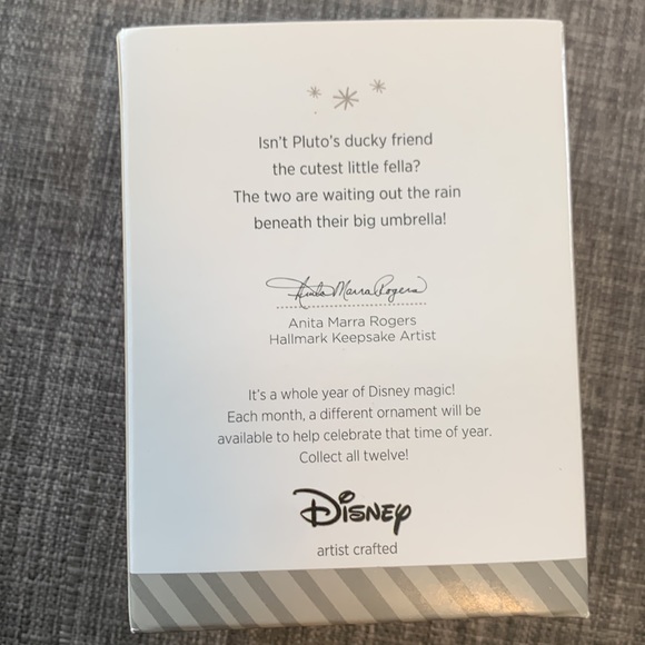 Hallmark Disney Keepsakes - Pluto - Shower Season Ornament - 9 of 12 - Picture 2 of 4